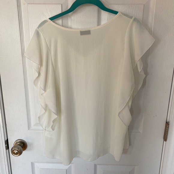 Alloy White Blouse Size Large - Picture 6 of 6